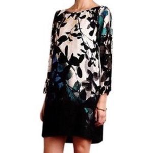 Anthropologie Maeve Floral Shaded Garden Dress XS